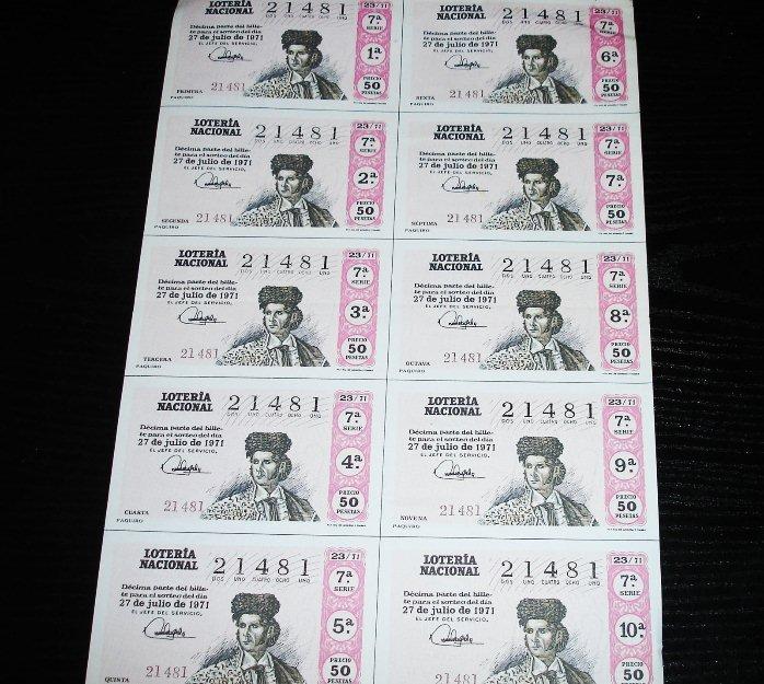 Loteria nacional-paquiro-1971