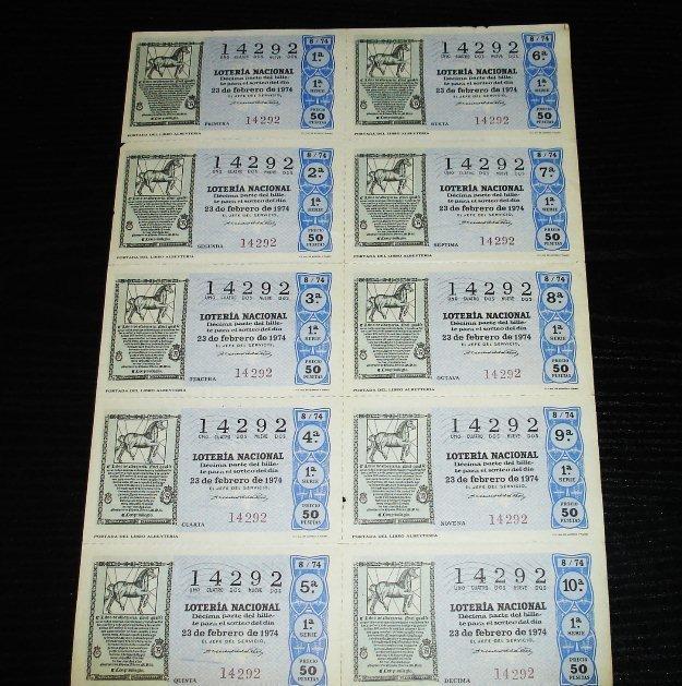 Loteria nacional-portada del libro-1974