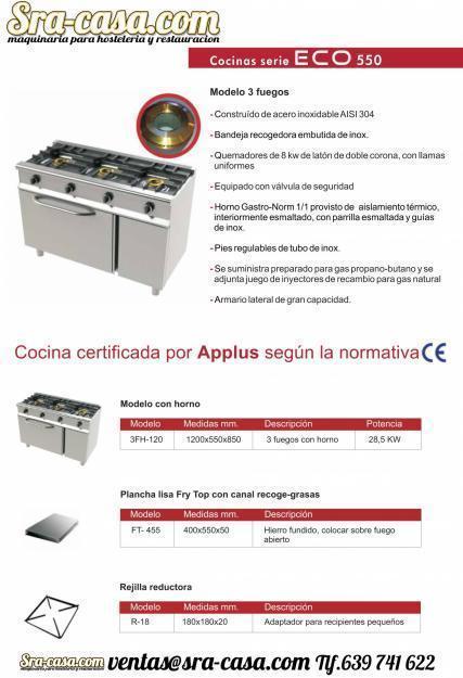 Maquinaria de hosteleria cocina sra-casa.com