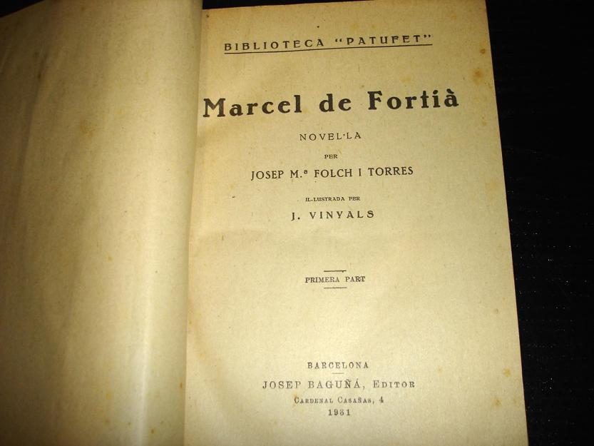 Marcel de fortia 1931 josep mªfolch i torres-ilustrado