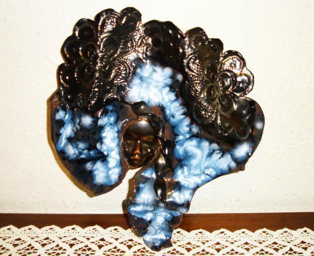 MaScara en ceramica-veneciana ..hecha a mano