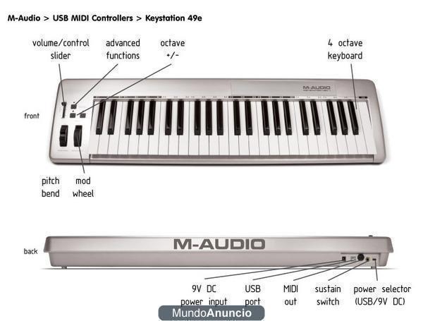 M-AUDIO Keystation 49 teclas NUEVO