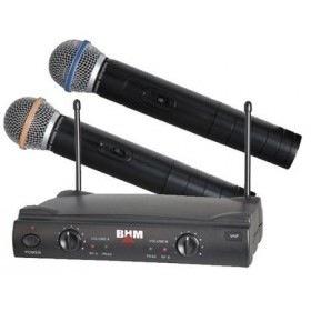 microfono inalambrico doble profesional