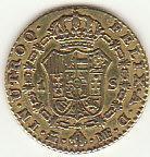 Moneda de oro, Carlos IV, año 1791.