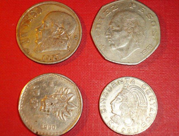 monedas mejicanas Antiguas