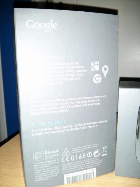 Nexus 4 16 Gb Lg Importados De Eeuu! Nuevos!
