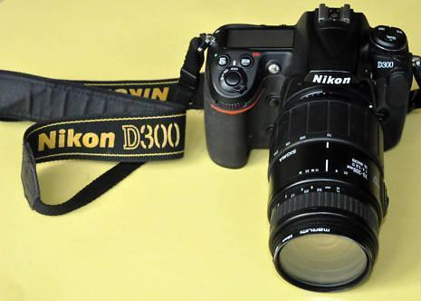 Nikon D300 con Objetivo Sigma 70-300