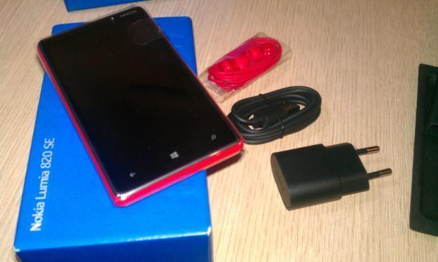 Nokia lumia 820 rojo nuevo a estrenar libre