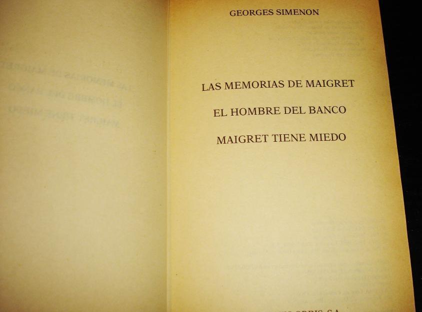 novela  de Georges Simenon - misterio crimen