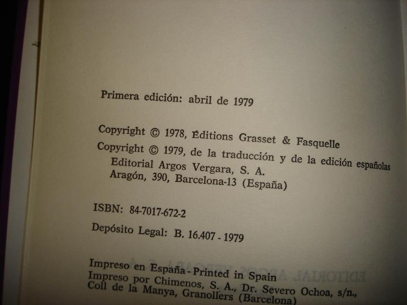 Novela La estrella rosa por d.fernandez 1ª ed 1979
