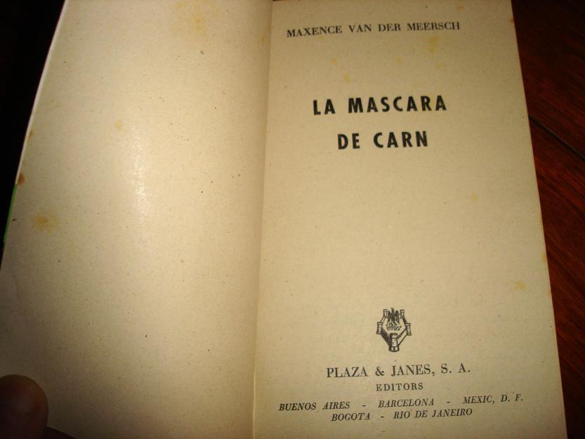 Novela La Mascara de Carn-m. van der meersch