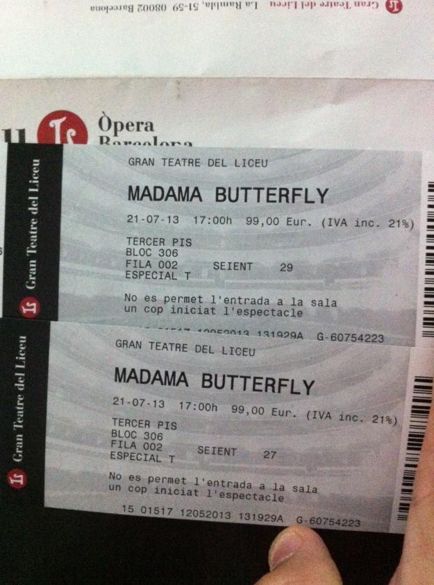 Oferta Madama Butterfly
