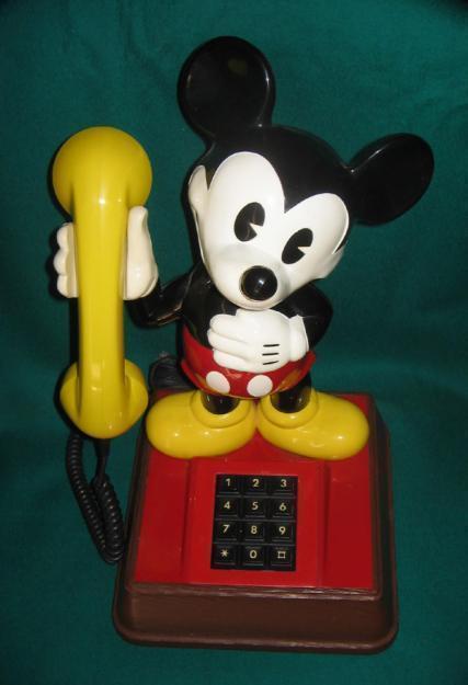 Original teléfono Mickey Mouse de 1976