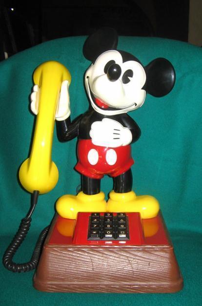 Original teléfono Mickey Mouse de 1976