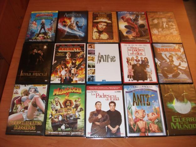 Películas en DVD originales y nuevas
