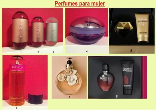 Perfumes de hombre y mujer
