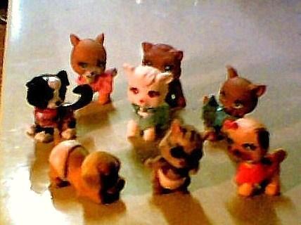 perritos y gatitos-8 figuras