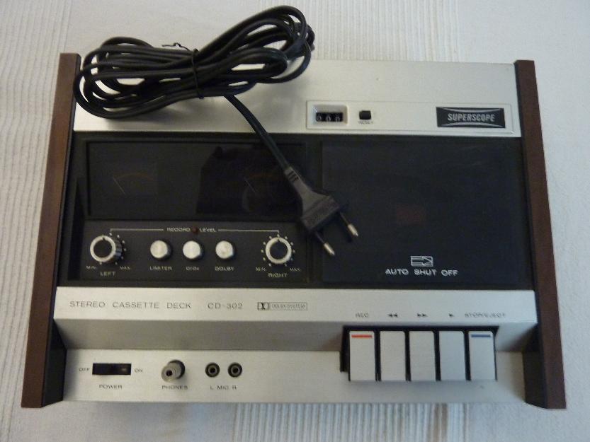 Philips N2532 stereo cassette deck & Superscope co-302
