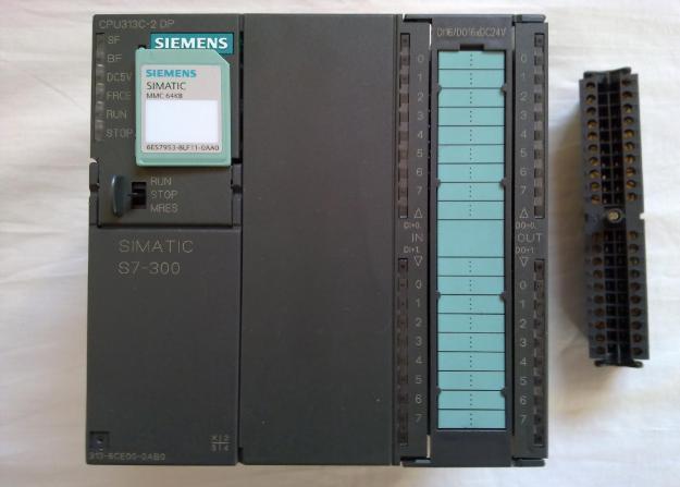 Plc siemens simatic s7 313c-2dp + mmc 64kb + conector 40 pins