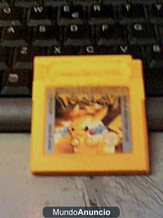 pokemon amarillo,videojuego gameboy