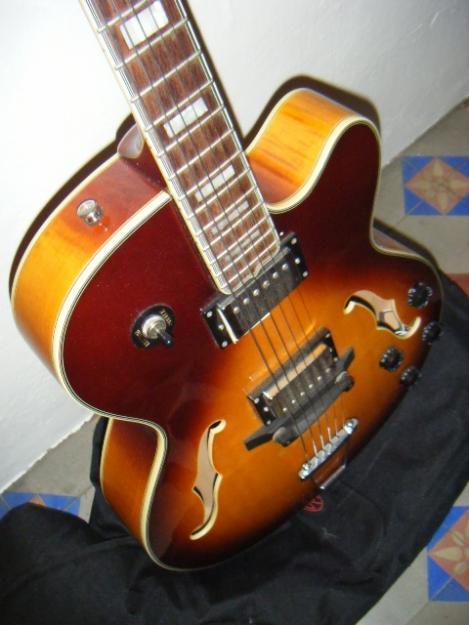 Preciosa guitarra de jazz economica made in usa