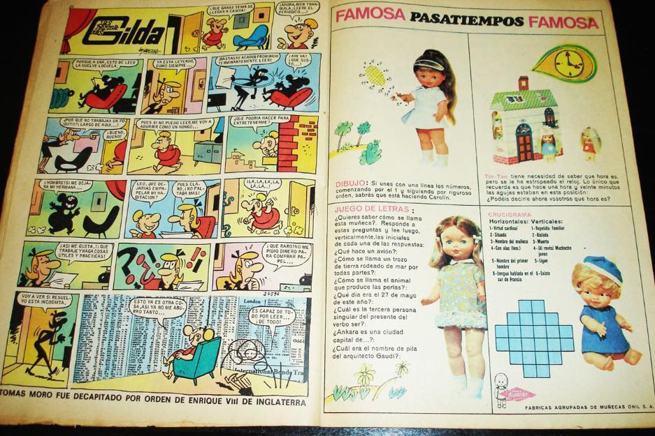 Pulgarcito nº 1943 año 1968 -comic