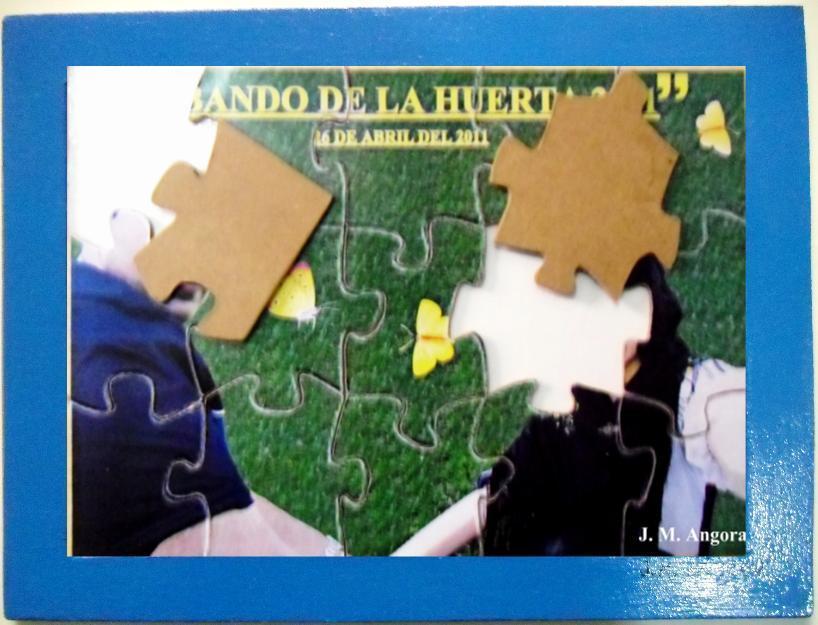 Puzzle - cuadro de madera personalizado.