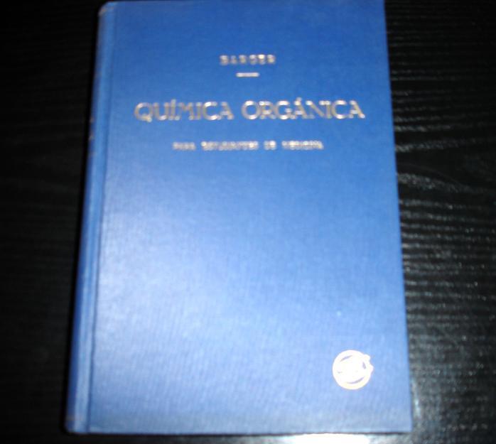 Quimica Organica -jorge barger-1ª edic 1935