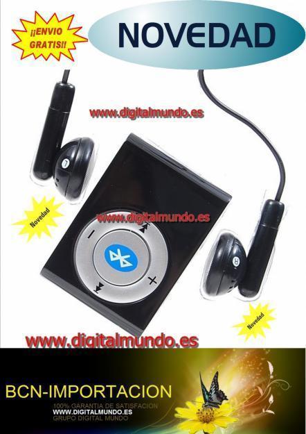 RECEPTOR MP3 BLUETOOTH MANOS LIBRES PARA TELEFONO PC