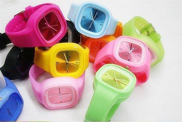 relojes de silicona variedad de colores