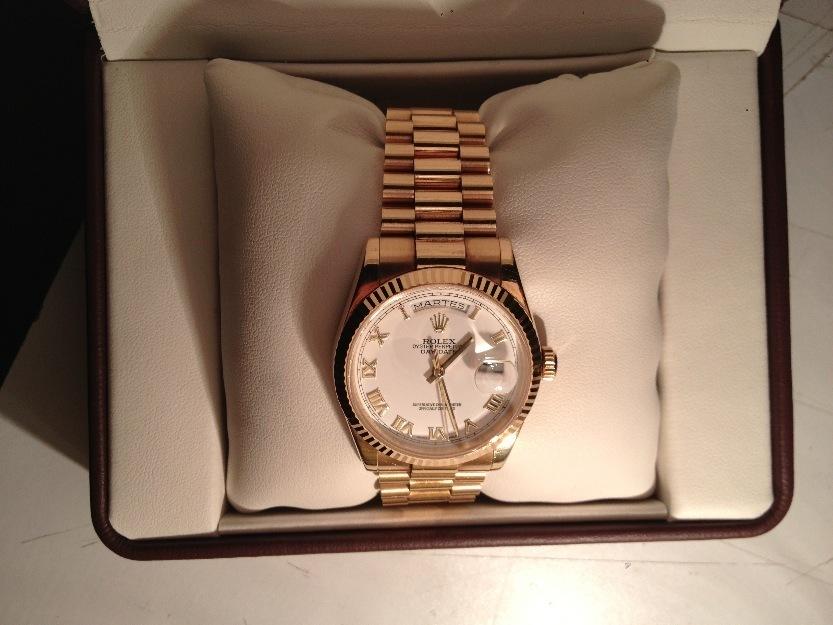 Rolex Oyster perpetual Day-Date 36mm Oro amarillo 18K