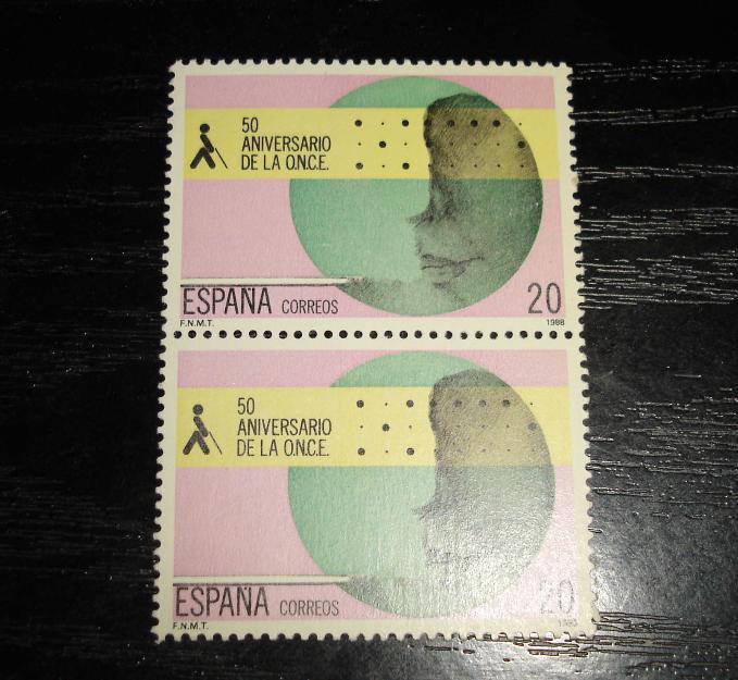 sellos 50 Aniv de la ONCE