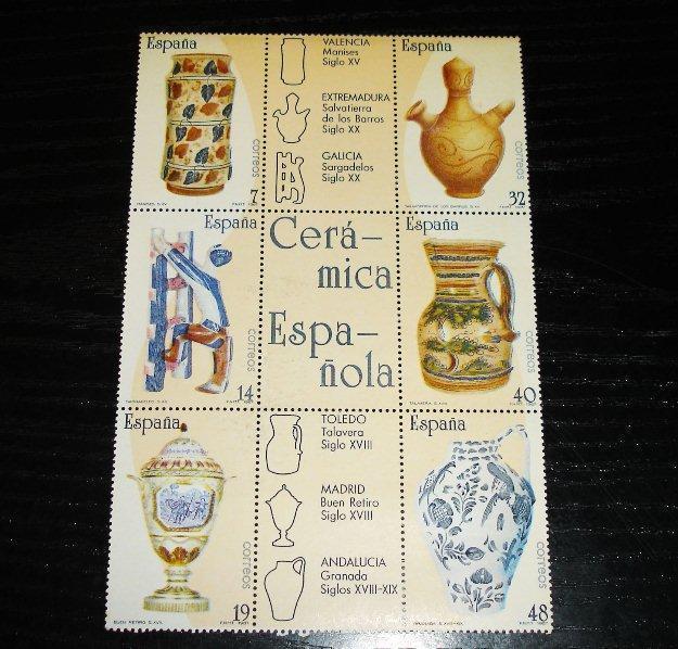 sellos- bloque  Ceramica Española