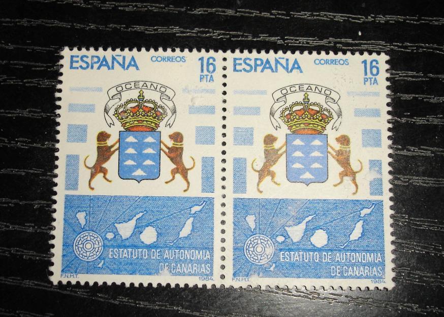 sellos Estatuto Autonomia d Canarias 1984