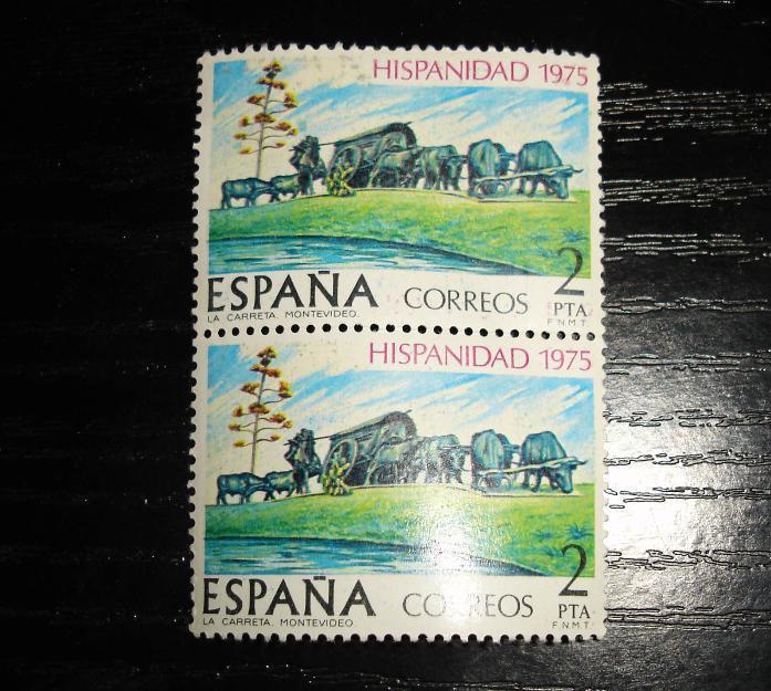 sellos Hispanidad 1975-montevideo