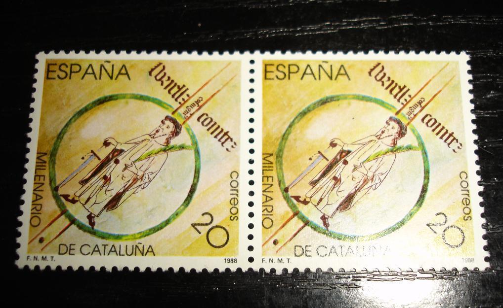 sellos Milenario Cataluña