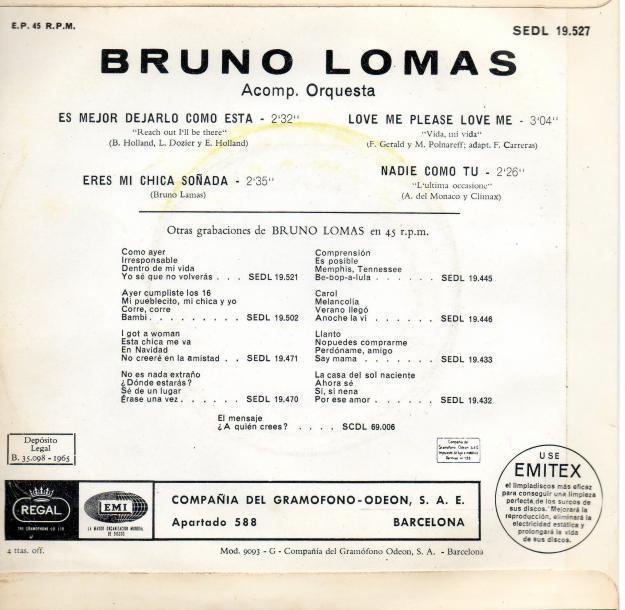 singel de BRUNO LOMAS