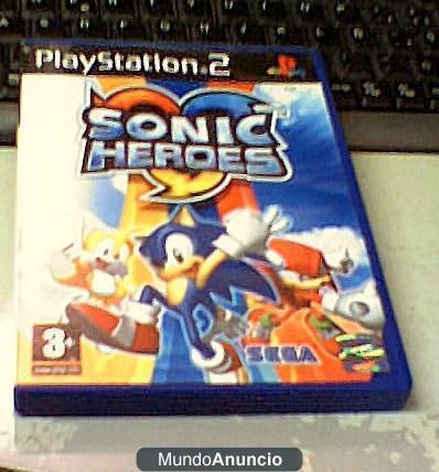 sonic heroes,videojuego playstation 2