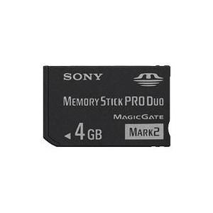 sony memory stick pro duo 4 gb