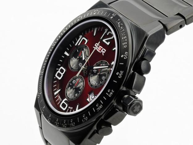 Swiss Code Red STRIKEFORCE Deep Red PVD Acero - SCR-SF-08drs
