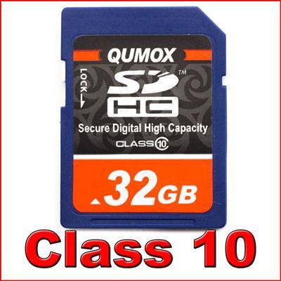 Tarjeta de memoria sd hc 32 gb clase 10 - qumox - nueva