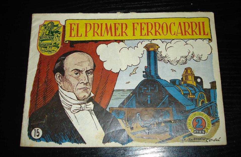 Tebeo catalan El Primer Ferrocarril nº 15