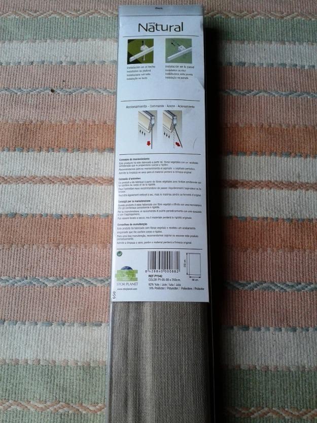 Vendo 2 estores de fibra natural nuevos!!!