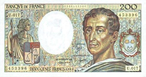 vendo billete de 200 francos para coleccionistas