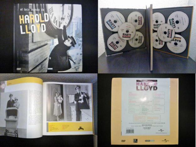 El loco mundo de Harol Lloyd, contiene 10 dvds