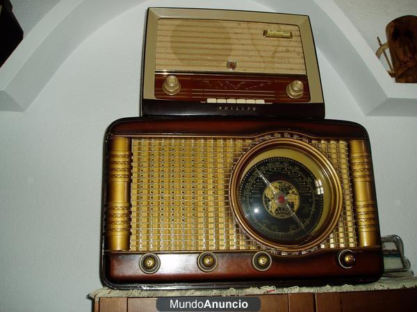 vendo dos mecedoras antiguas,tres radios antiguas
