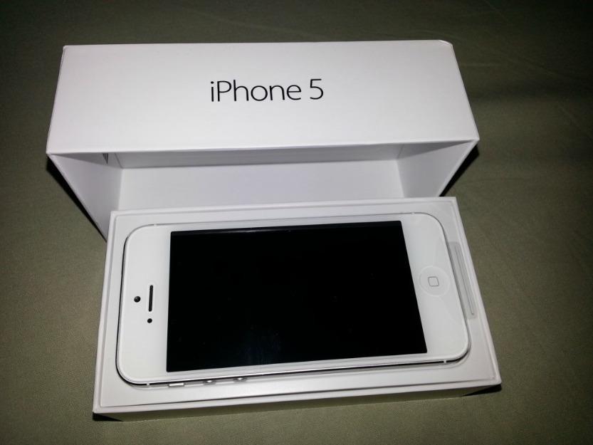 Apple iPhone 5 (último modelo) - 32 GB - Blanco y Plata (desbloqueado) Smartphone ...
