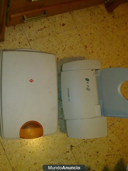 impresora lexmark z12 y scanner agfa