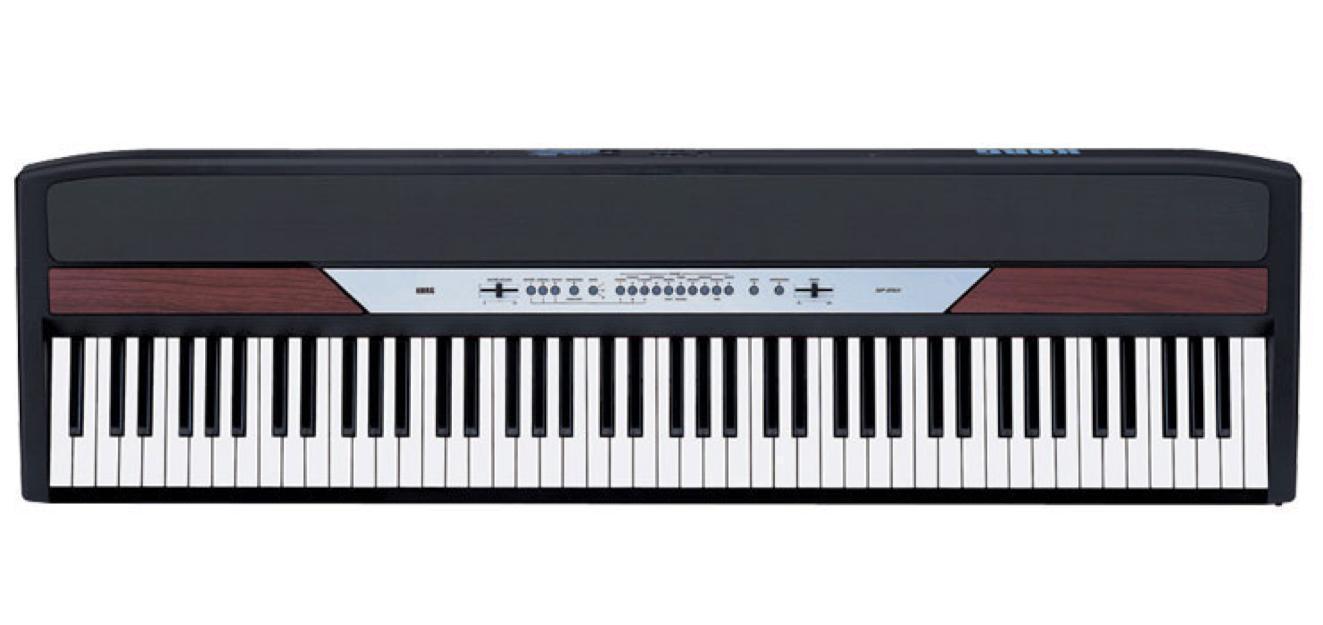 piano eléctrico korg sp 250 bk