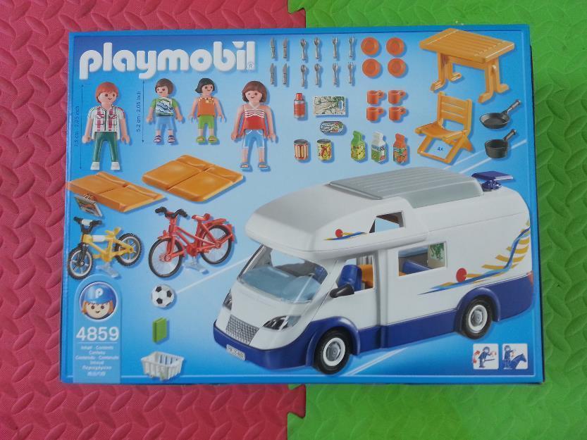 Playmobil 4859 - autocaravana familiar a estrenar